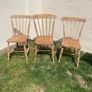 Kitchen Chairs x 3 - Antique - Windsor Image 2