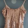 boohoo rose gold sequinced dress Sz 6UK (Fit 8UK) Image 7