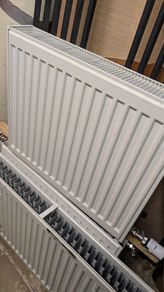 3 x Firefly Double, White Rads - With TRVs - Excellent Condition