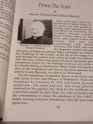 Gaelic Games in Holycross Ballycahill 1884-1990
