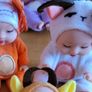 Mini baby dolls in sweet outfits Image 4