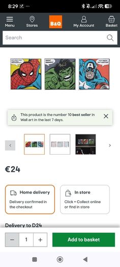 Marvel canvas prints