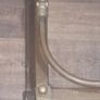 A Beautiful Antique Large Brass Ajustable Fire Fender Image 3