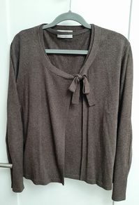 Silk/cashmere twinset size UK 22