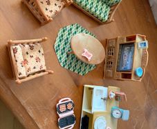 Sylvanian Families Comfy Living Room + Kitchen Island Set