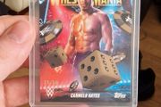 WWE WORLD 2025 Carmelo Hayes 31 of 50 Topps Wrestlemania 41 Exclusive Card