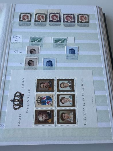 LUXEMBURG collection in 64 pages stamp album