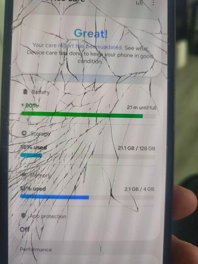 Two Samsung galaxy s A16 128GB A15 5G 128GB