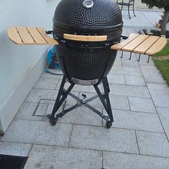 Bbq Grill Kamado Bono Grande + 10kg bag of Charcoal Texas 100% Natural