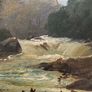 Small 19th Century Oil on Canvas in Gilt Frame Image 3