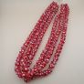 Vintage Red Dotted Glass African Style beads Strands 22 inches 13 -14mm Beads Image 7