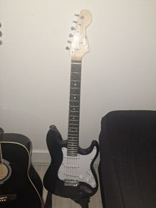 electric guitar, Amp, stand, tuner, picks