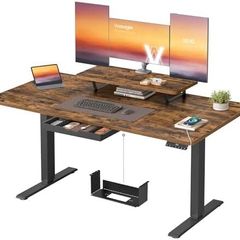 Height Adjustable Desk 140 x 70 cm USB-C Port