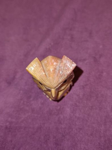 Hand carved Stone Owl figure from Peru