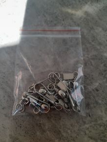 Packs of 10 peice snap swivels
