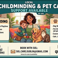 Child minding and Pet care