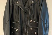 NEW River Island 100% Leather jacket UK 12 but is more like UK10