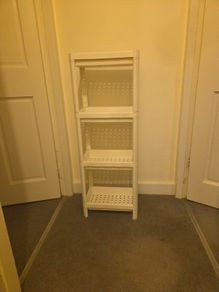 IKEA Plastic Shelf Bathroom Unit