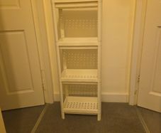 IKEA Plastic Shelf Bathroom Unit