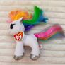 TY Beanie Boo Starr The White Pony approx. 16 cm. Plush Please see photos Image 6