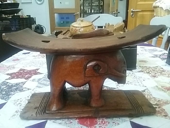 African Elephant Headrest
