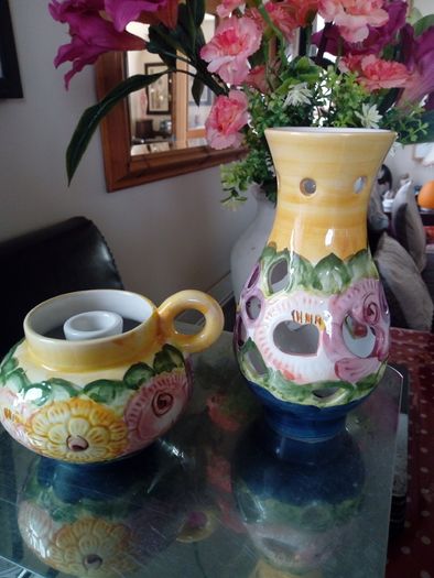 Pottery Candle Holder