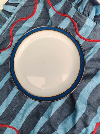 28 piece Denby Imperial Blue Dinnerware