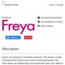 Freya Eloise - Underwire Plunge Bra 28FF and Thong XS - Brand New RRP 55 Image 3