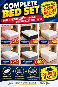 New colour beds and mattresses!