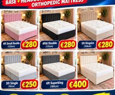 New colour beds and mattresses!