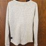 White long sleeved jumper, unique design and pattern, Size - S, Slim fit! Image 4