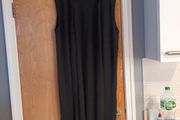 Grazia Black Longt Sleevless Cardigan &amp; Matching Skirt. .  Size 18.
