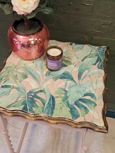 The Pink De Vine - Up-cycled Vintage Side Table