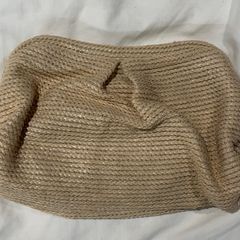 Natural Woven Beige Clutch Bag!