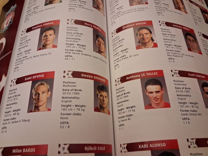 2005 Liverpool v AC Milan - Istanbul - UEFA Champions League Final - Football programme