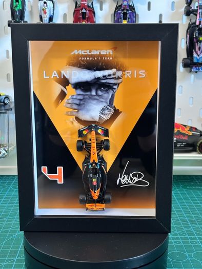 Formula 1 - Lando Norris Frame  - 1:64 McLaren Car, Gift, Collectibles