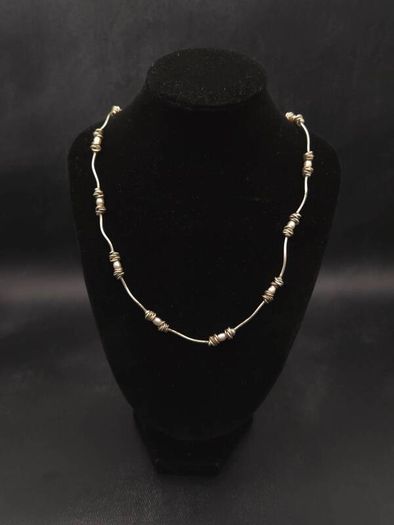 Vintage 925 Sterling Silver & Cultured Pearl Necklace