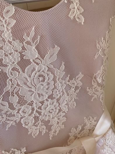 Pink & Cream Lace Monsoon Dress