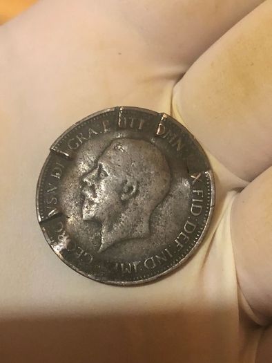 George V Half Penny 1915-1922 x11 Pictures