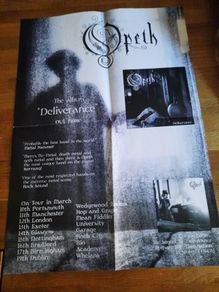 OPETH - Original vintage tour poster from 2003 also advertising Deliverance and Damnation albums