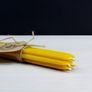 Natural Pure beeswax Slim candles Image 2