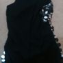 Sliver and black soft net dress new Image 3