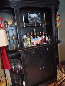 Mahogany bar