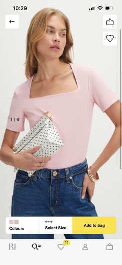 River Island Top Size Large
