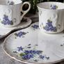 Vintage Royal Grafton "Violets"  Teacups and Tennis Plates TV set Image 4