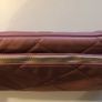 Long & Son London dusky pink heart handbag clutch bag with plastic chain Image 6