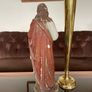 Antique Sacred Heart Statue 17 Inches 43 cm Image 7