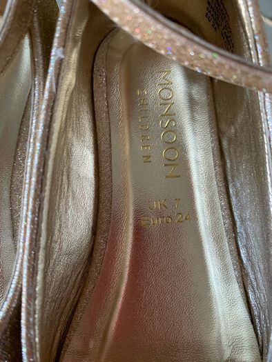 Monsoon girls shoes infants UK 7