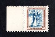 1922 Ireland Dollard 2d Blue &amp; Brown Bicoloured Essay mint never hinged (MNH) but with slight toning