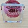 Murano transparent teardrop art glass paperweight (stopper) Image 10
